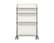 Zásuvkový kontejner na kolečkách USM Haller M63, pure white