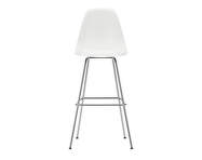 Barová židle Eames Plastic High, white/chrome