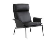 Křeslo Muno LN17 High Back w. Arms, black