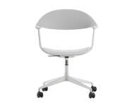 Kancelářská židle Mynt Plastic s kolečky, light grey