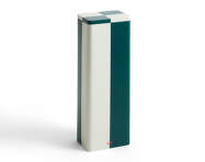 Plechová dóza Tin Container Slim, green and off-white
