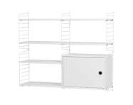 Policová sestava String Living Room R, white