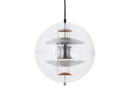 Závěsné svítidlo VP Globe Ø40, brushed alu/orange