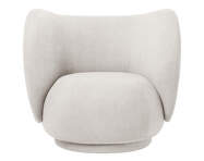 Lounge chair Rico, Bouclé off-white