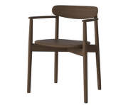 Jídelní židle Merge s područkami, dark oiled oak