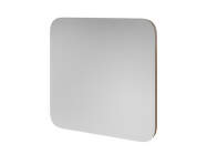 Zrcadlo Vala Square 90x90 cm, lacquered oak