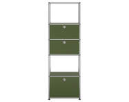 Policová sestava USM Haller M52, olive green