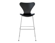 Barová židle Series 7™, black ash / chrom