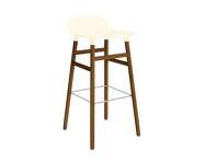 Barová židle Form 75 cm Walnut, cream