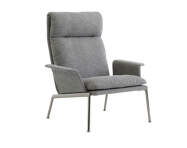 Křeslo Muno LN17 High Back w. Arms, Hallingdal 126/dark chrome