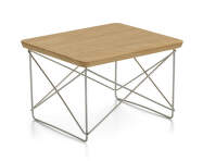 Occasional Table LTR, chestnut natural / stainless steel