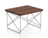 Occasional Table LTR, walnut / stainless steel
