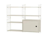 Policová sestava String Living Room R, beige