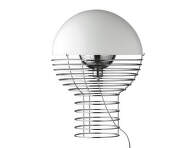 Stolní lampa Wire 40, chrome/white