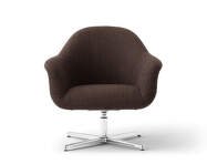 Křeslo Harbour Lounge Chair Swivel, polished aluminium / Logan Haze