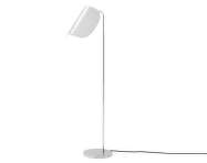 Stojací lampa Wing, polished aluminium
