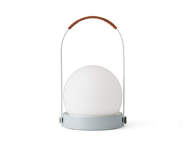 Přenosná lampa Carrie Leather Handle, linen blue