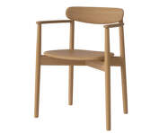 Jídelní židle Merge s područkami, oiled oak