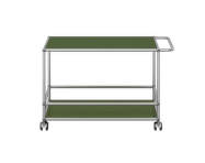 Servírovací vozík USM Haller, olive green