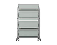 Zásuvkový kontejner na kolečkách USM Haller M26, light grey