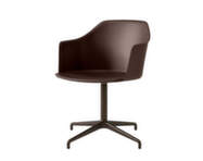Kancelářská židle Rely HW38 s područkami, bronzed / burnt umber