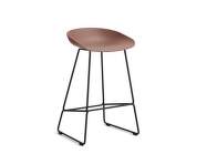 Barová stolička AAS 38 Low, black / soft brick