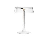 Stolní lampa Bon Jour, chrome/transparent