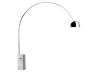 Stojací LED lampa Arco, steel