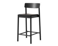 Barová stolička Betty TK14, black/black leather