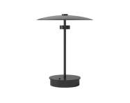 Přenosná lampa Reflection, black lacquered aluminium