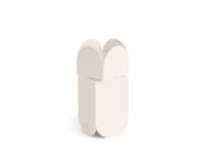 Mlýnek na sůl a pepř Arcs Small, off-white