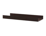 Police String Metal Shelf High Edge 78 x 30, dark brown