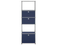 Policová sestava USM Haller M52, steel blue