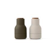 Mlýnky na sůl a pepř Bottle Small, hunting green-beige