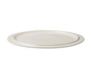 Servírovací talíř Edge Serving Plate Ecru Stoneware, Ø35 cm