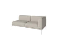 Dvoumístná otevřená pohovka Caisa Brushed Steel / Nantes sand, pravá