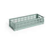 Úložný box Colour Crate Mini Oblong, sage green