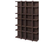 Police Tilem 4x6, dark stained oak
