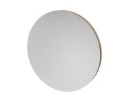 Zrcadlo Vala Round Ø75 cm, lacquered oak
