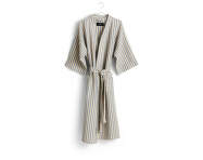 Župan Waffle Bathrobe, stripe dusty blue
