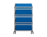 Zásuvkový kontejner na kolečkách USM Haller M26, gentian blue