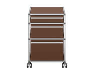 Zásuvkový kontejner na kolečkách USM Haller M63, brown