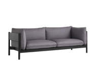 Třímístná pohovka Arbour, black lacquered solid beech / Remix 266