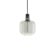 Závěsná lampa Amp Small, smoke / black