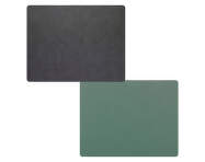 Oboustranné prostírání Double Square L, anthracite / pastel green