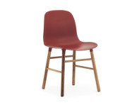 Židle Form Walnut, red