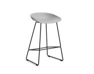 Barová stolička AAS 38 Low, black / concrete grey