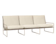 Outdorová sofa Desert 3-Seater, cashmere / off-white