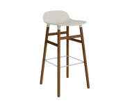 Barová židle Form 75 cm Walnut, light grey