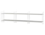 Policová sestava String Living Room O, white